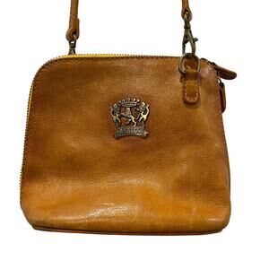 Pratesi Firenze Italian Leather Crossbody Purse, adjustable strap